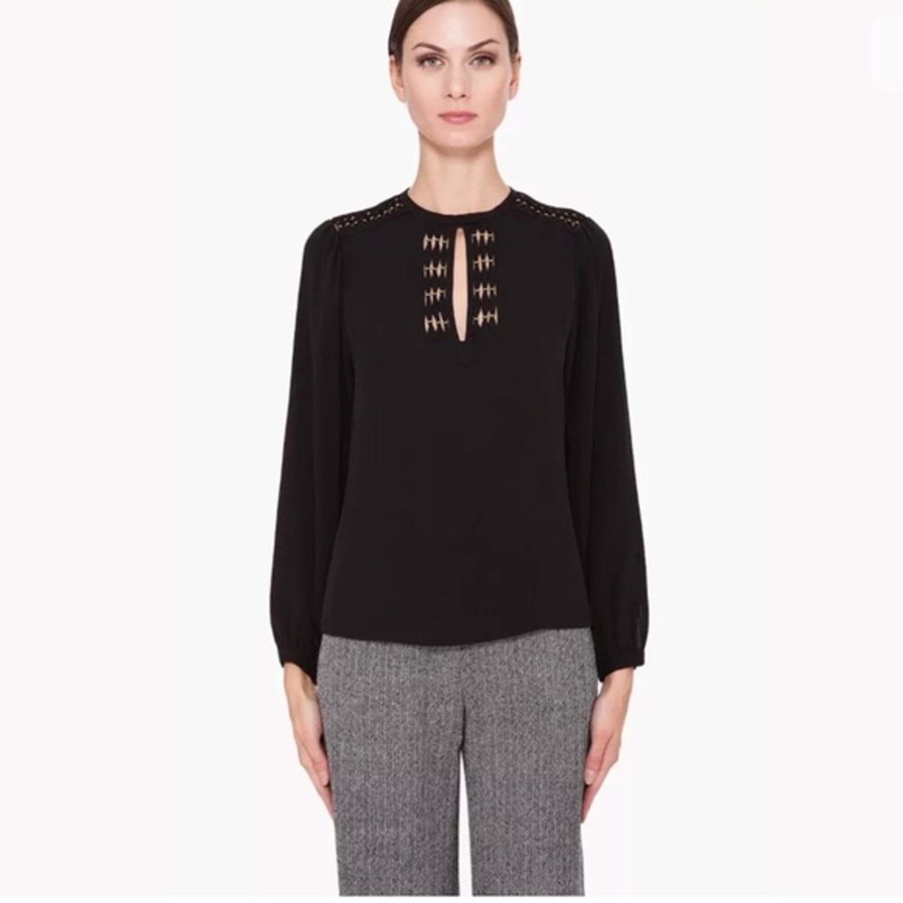 Diane von Furstenburg Silk Florina Top